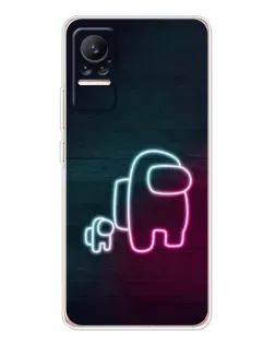 Чехол для Xiaomi Civi 1S с картинкой «Among Us неон-арт» Чехол для Xiaomi Civi 1S с картинкой «Among Us неон-арт»