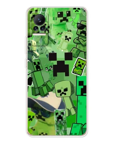 Чехол для Xiaomi Civi 1S с картинкой «Криперы Minecraft» Чехол для Xiaomi Civi 1S с картинкой «Криперы Minecraft»