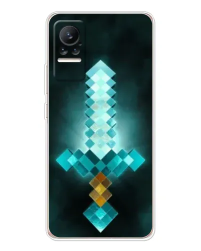 Чехол для Xiaomi Civi 1S с картинкой «Алмазный меч неон» Чехол для Xiaomi Civi 1S с картинкой «Алмазный меч неон»