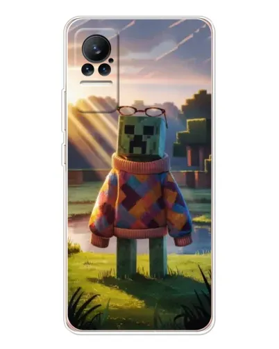 Чехол для Xiaomi Civi 1S с картинкой «Крипер в свитере» Чехол для Xiaomi Civi 1S с картинкой «Крипер в свитере»