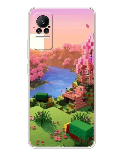 Чехол для Xiaomi Civi 1S с картинкой «Розовое дерево Minecraft» Чехол для Xiaomi Civi 1S с картинкой «Розовое дерево Minecraft»