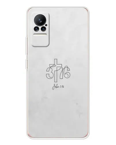Чехол для Xiaomi Civi 1S с картинкой «Иоанна 3:16 Крест»