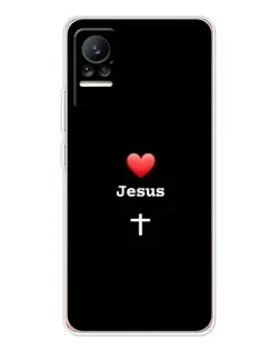 Чехол для Xiaomi Civi 1S с картинкой «Сердце - Jesus» Чехол для Xiaomi Civi 1S с картинкой «Сердце - Jesus»