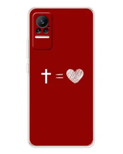 Чехол для Xiaomi Civi 1S с картинкой «Уравнение любви»