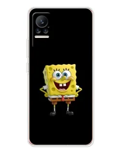 Чехол для Xiaomi Civi 1S с картинкой «Классический Губка Боб» Чехол для Xiaomi Civi 1S с картинкой «Классический Губка Боб»
