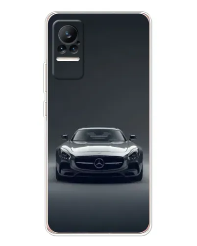 Чехол для Xiaomi Civi 1S с картинкой «Mercedes на черном»