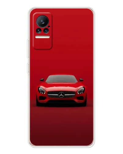 Чехол для Xiaomi Civi 1S с картинкой «Красный Mercedes AMG»