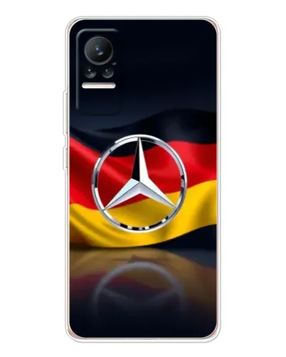Чехол для Xiaomi Civi 1S с картинкой «Mercedes — флаг Германии»