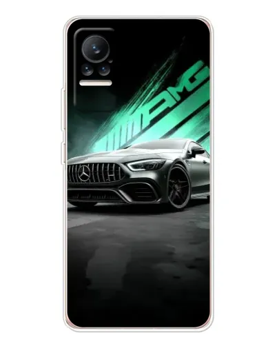 Чехол для Xiaomi Civi 1S с картинкой «Темный Mercedes AMG»