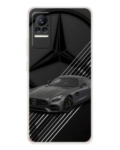 Чехол для Xiaomi Civi 1S с картинкой «Mercedes AMG — графика»