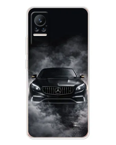 Чехол для Xiaomi Civi 1S с картинкой «Mercedes в дыму»