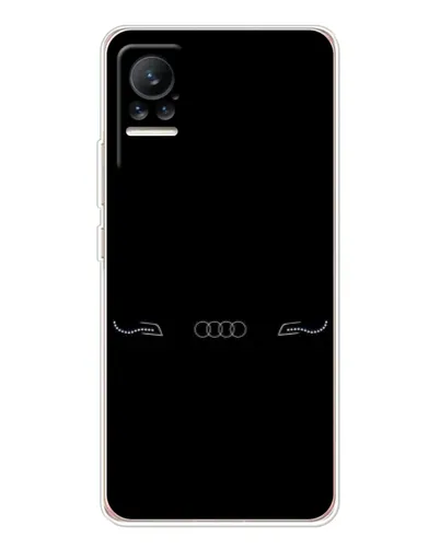 Чехол для Xiaomi Civi 1S с картинкой «Audi — световой подпись»