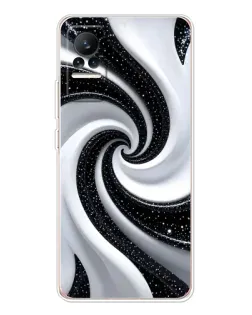 Чехол для Xiaomi Civi 1S с картинкой «Черно-белая спираль» Чехол для Xiaomi Civi 1S с картинкой «Черно-белая спираль»