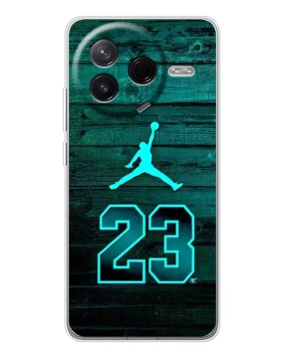 Чехол для Xiaomi Civi 4Pro с картинкой «Jordan Cyan 23»