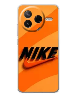 Чехол для Xiaomi Civi 4Pro с картинкой «Оранжевый драйв Nike» Чехол для Xiaomi Civi 4Pro с картинкой «Оранжевый драйв Nike»