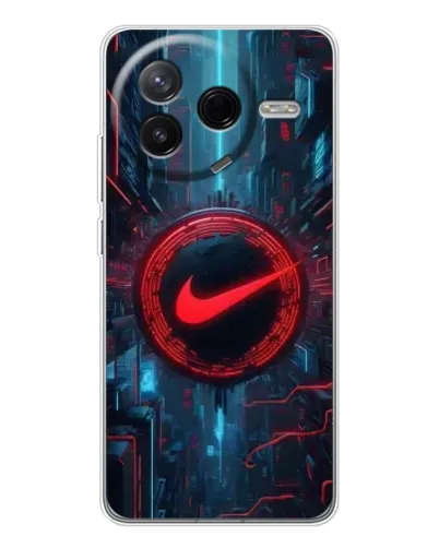 Чехол для Xiaomi Civi 4Pro с картинкой «Техногенный стиль Nike»