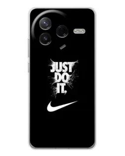 Чехол для Xiaomi Civi 4Pro с картинкой «Текстовый принт Nike»