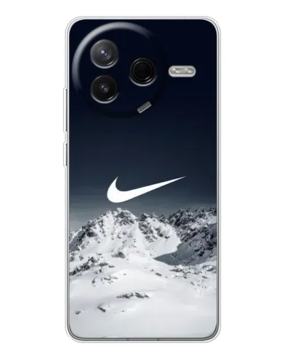 Чехол для Xiaomi Civi 4Pro с картинкой «Nike — зимние горы»
