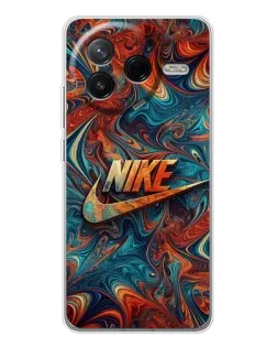 Чехол для Xiaomi Civi 4Pro с картинкой «Nike в абстракции»