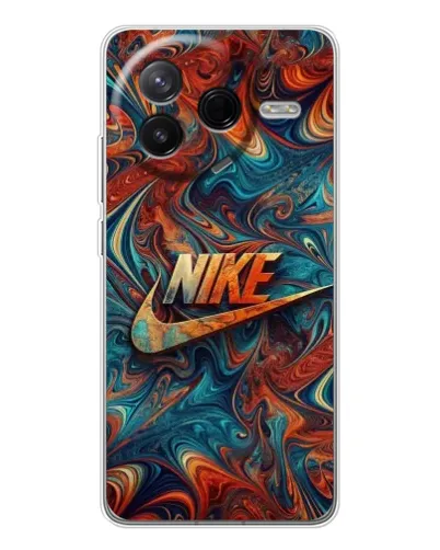Чехол для Xiaomi Civi 4Pro с картинкой «Nike в абстракции»