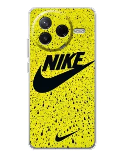 Чехол для Xiaomi Civi 4Pro с картинкой «Желтый текстурный Nike»