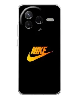 Чехол для Xiaomi Civi 4Pro с картинкой «Золотой логотип Nike»