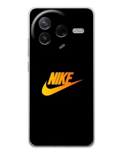 Чехол для Xiaomi Civi 4Pro с картинкой «Золотой логотип Nike»