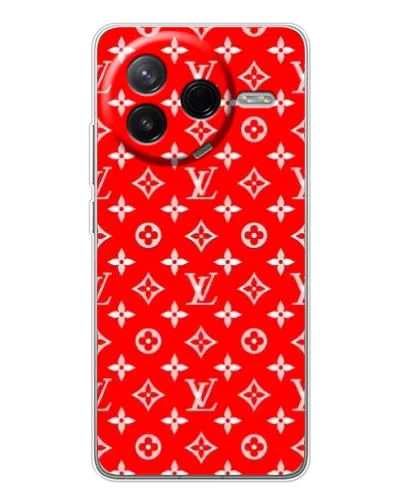 Чехол для Xiaomi Civi 4Pro с картинкой «Яркий паттерн LV»