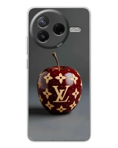 Чехол для Xiaomi Civi 4Pro с картинкой «Красное яблоко LV»