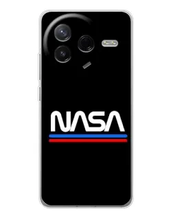 Чехол для Xiaomi Civi 4Pro с картинкой «NASA — классика Red Blue» Чехол для Xiaomi Civi 4Pro с картинкой «NASA — классика Red Blue»