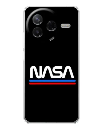 Чехол для Xiaomi Civi 4Pro с картинкой «NASA — классика Red Blue»