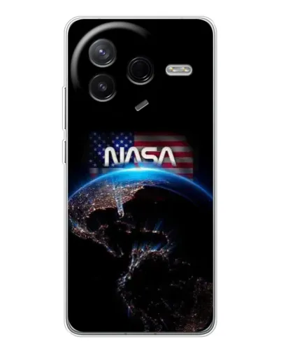 Чехол для Xiaomi Civi 4Pro с картинкой «Земля из космоса NASA»