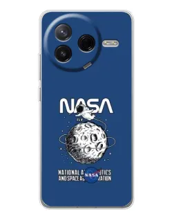 Чохол для Xiaomi Civi 4Pro з картинкою «NASA — місячна місія» Чохол для Xiaomi Civi 4Pro з картинкою «NASA — місячна місія»