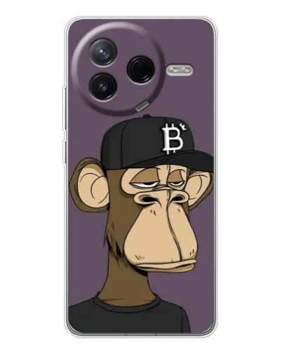 Чехол для Xiaomi Civi 4Pro с картинкой «Bored Ape в кепке» Чехол для Xiaomi Civi 4Pro с картинкой «Bored Ape в кепке»