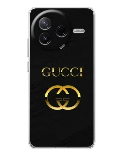 Чехол для Xiaomi Civi 4Pro с картинкой «Золотой логотип Gucci»