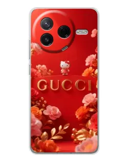 Чехол для Xiaomi Civi 4Pro с картинкой «Gucci — золотой сад»