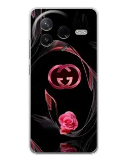 Чехол для Xiaomi Civi 4Pro с картинкой «Gucci — неоновая роза»