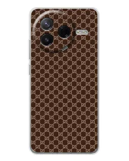 Чехол для Xiaomi Civi 4Pro с картинкой «Gucci — шоколадная сетка»
