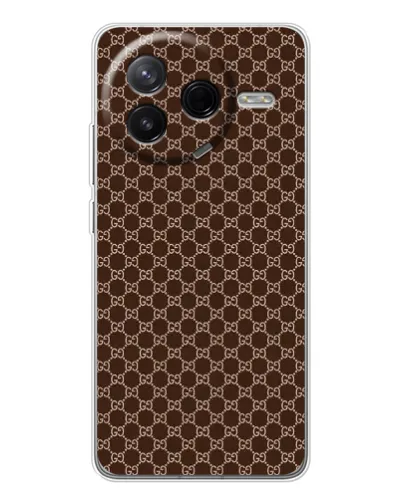 Чехол для Xiaomi Civi 4Pro с картинкой «Gucci — шоколадная сетка» Чехол для Xiaomi Civi 4Pro с картинкой «Gucci — шоколадная сетка»