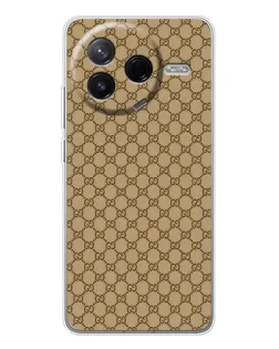 Чехол для Xiaomi Civi 4Pro с картинкой «Gucci — классический беж»