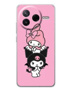 Чохол для Xiaomi Civi 4Pro з картинкою «My Melody та Kuromi»