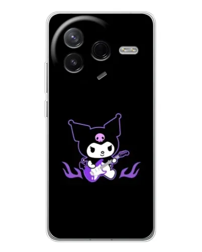 Чехол для Xiaomi Civi 4Pro с картинкой «Электрическая Kuromi» Чехол для Xiaomi Civi 4Pro с картинкой «Электрическая Kuromi»