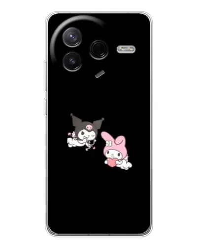 Чехол для Xiaomi Civi 4Pro с картинкой «My Melody и Kuromi» Чехол для Xiaomi Civi 4Pro с картинкой «My Melody и Kuromi»
