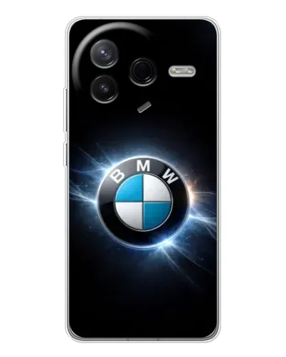 Чехол для Xiaomi Civi 4Pro с картинкой «BMW — неоновое сияние»