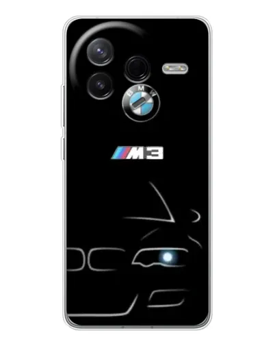 Чехол для Xiaomi Civi 4Pro с картинкой «Минималистичный принт BMW M3»