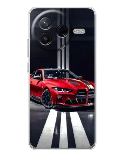 Чохол для Xiaomi Civi 4Pro з картинкою «Червона BMW на дорозі» Чохол для Xiaomi Civi 4Pro з картинкою «Червона BMW на дорозі»