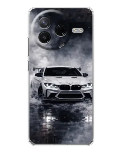 Чехол для Xiaomi Civi 4Pro с картинкой «BMW сквозь туман»