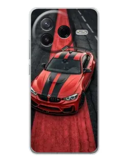 Чохол для Xiaomi Civi 4Pro з картинкою «BMW на червоній доріжці» Чохол для Xiaomi Civi 4Pro з картинкою «BMW на червоній доріжці»
