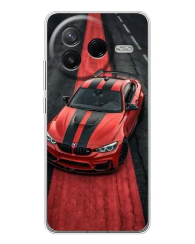 Чехол для Xiaomi Civi 4Pro с картинкой «BMW на красной дорожке»