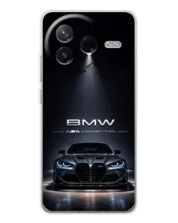 Чохол для Xiaomi Civi 4Pro з картинкою «BMW крізь нічне місто» Чохол для Xiaomi Civi 4Pro з картинкою «BMW крізь нічне місто»